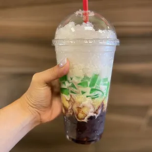 3 color dessert