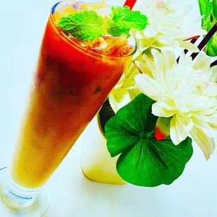 Traditional Creamy Thai Iced Tea is the best seller