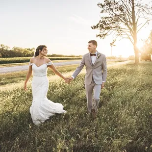 Sunset wedding. Topeka Kansas