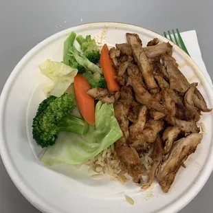 Smallest bowl on their menu. Just the right amount for lunch.