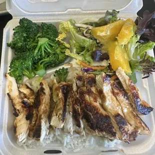 Teriyaki chicken (breast) plate