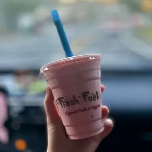 1. Strawberry Burst Smoothie