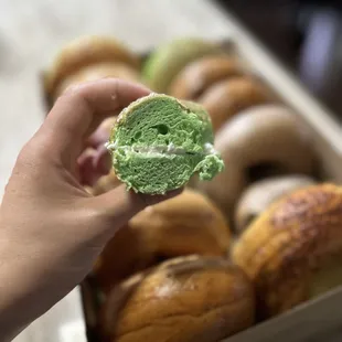 Pandan Bagel
