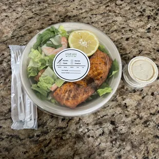 Seafood Caesar Salad