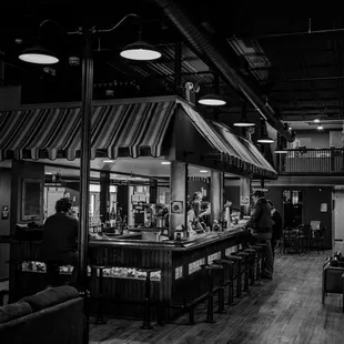 a black and white photo