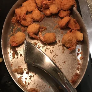 Coconut shrimp at Fresh harvest buffet dinner offerings at Seminole hard rock casino, Tampa