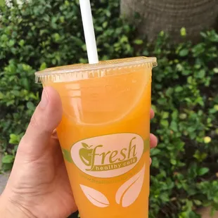 Fresh squeezed OJ
