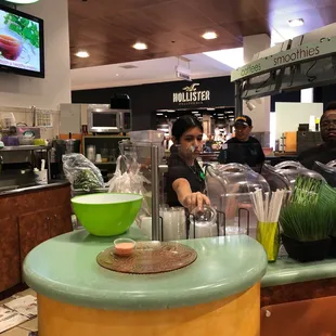 interior, sushi and sashimi