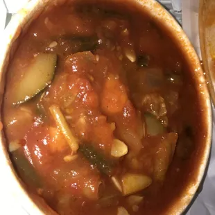 Soup of the day: vegetable soup