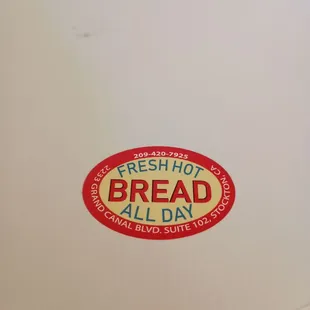 Fresh hot bread all day