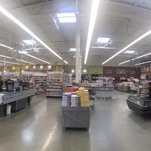 Big and spacious shopping area.