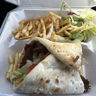 Gyro with French Fries