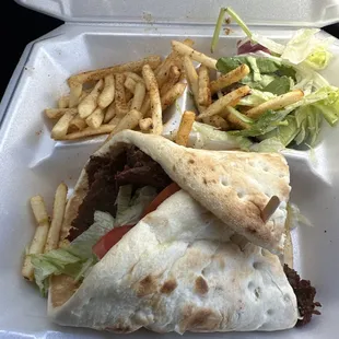 Gyro with French Fries