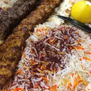 Lamb Kubideh Plate