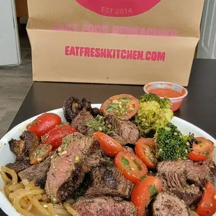 Six Bowl - Herb Grilled Steak