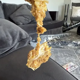 Chicken tender quality terrible now  and not fresh