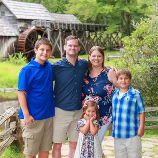 My brother and I with our niece and nephews.