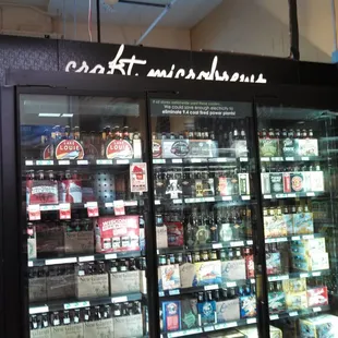 most of beer is in beer cave but there is an endcap too