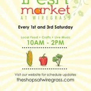 Every 1st and 3rd Saturday - February through October.

November through January is only held the 1st Saturday of the month.