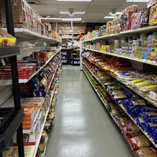 he aisle of a grocery store