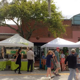 Fresh Market shoppers enjoying the Florida weather