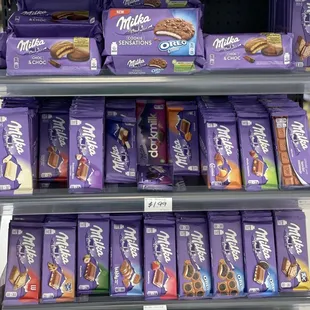 Milka chocolates