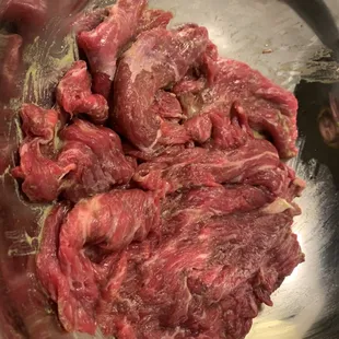 Carne asada marinating ... this was delicious ...