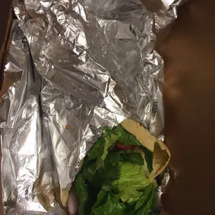 Lamb burger