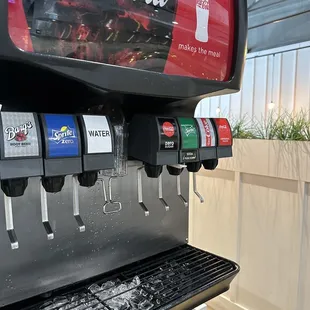 Soda machine has Coke Zero AND Sprite Zero