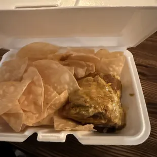 Barbacoa burrito smothered style going home!