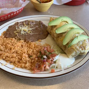 California burrito dinner