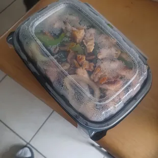 Chicken rice bowl special for lunch