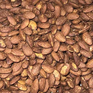 Roasted smoked almonds