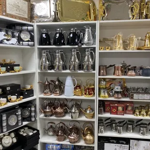 a pantry full of various items