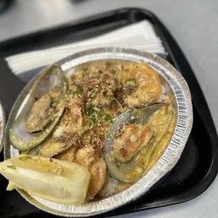 Island Cajun Mussels