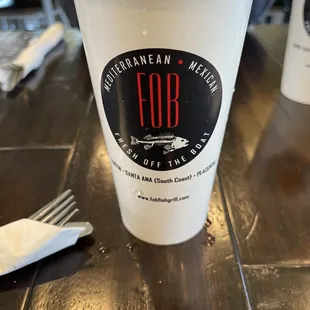 a cup of coffee