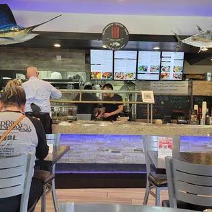 Front counter to order