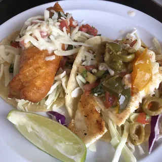 Grilled Barramundi Taco Plate
