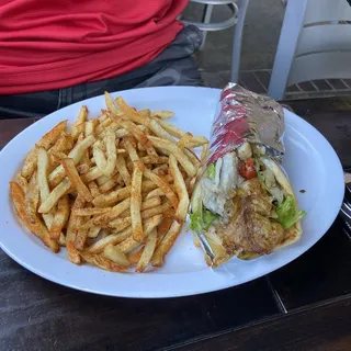 Barramundi Pita Wrap