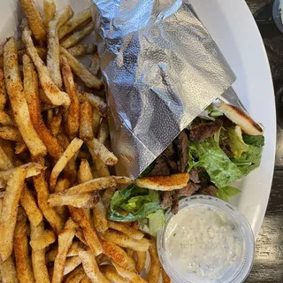 Filet Mignon Pita Wrap