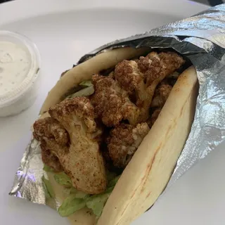 Cauliflower Pita Wrap