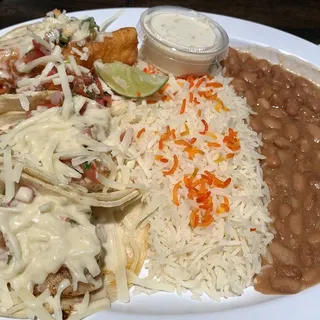 Grilled Shrimp Taco Plate