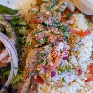 Grilled Shrimp Plate (5pc)