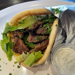 Filet Mignon Pita Wrap