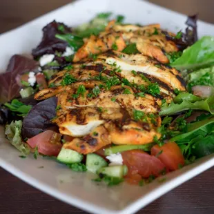 Chicken Kabob Salad