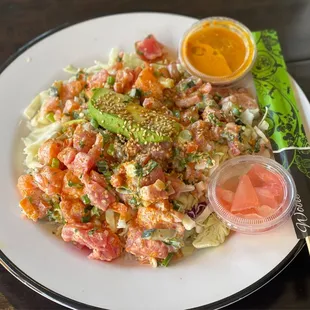 Another delicious Salmon &amp; Ahi Poke Bowl