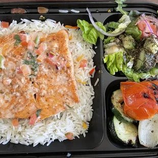 Grilled Salmon Plate