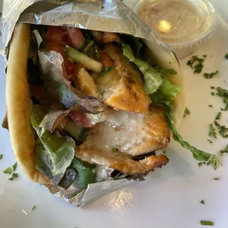 Salmon Pita Wrap