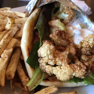Cauliflower Pita Wrap