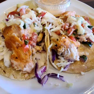 Grilled Salmon Taco Plate